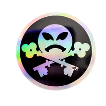 Load image into Gallery viewer, DN Smiley Holo Sticker